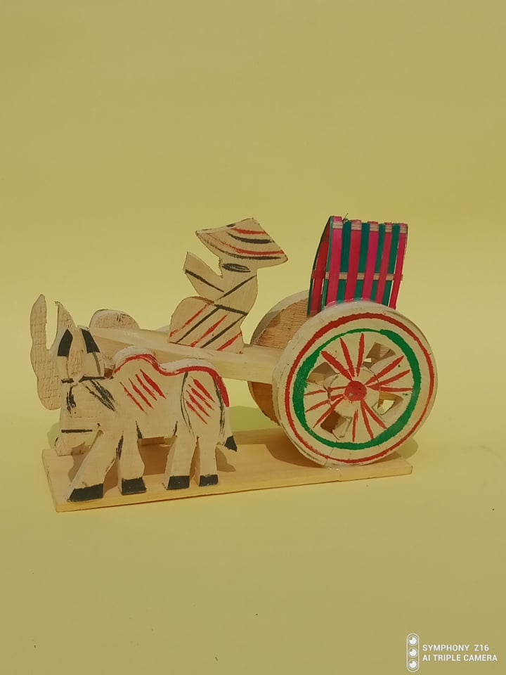 কাঠের গরুর গাড়ি(chw-038)