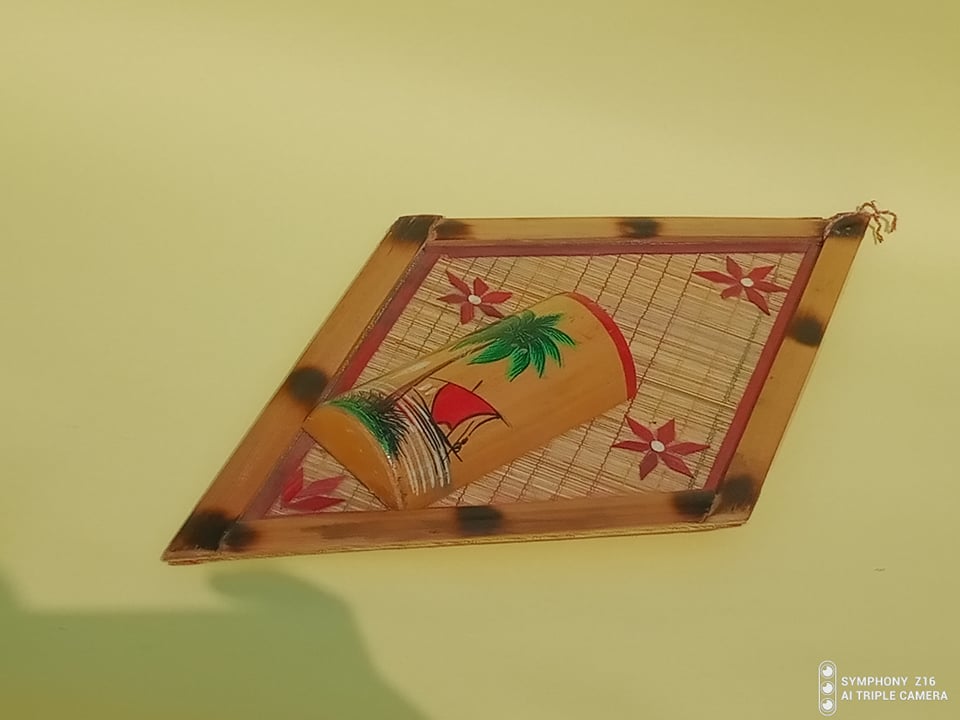 বাঁশের ওয়ালমেট/ফুলদানী(chb-016)