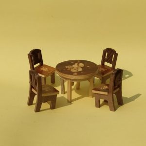 274607841_681850416494101_6560181287935123948_n.jpg কাঠের টেবিল চেয়ার (মিনিয়েচার)( chw-049 )