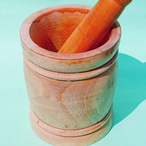 কাঠের হামানদিস্তা (সাইজ ২)(chw-024)