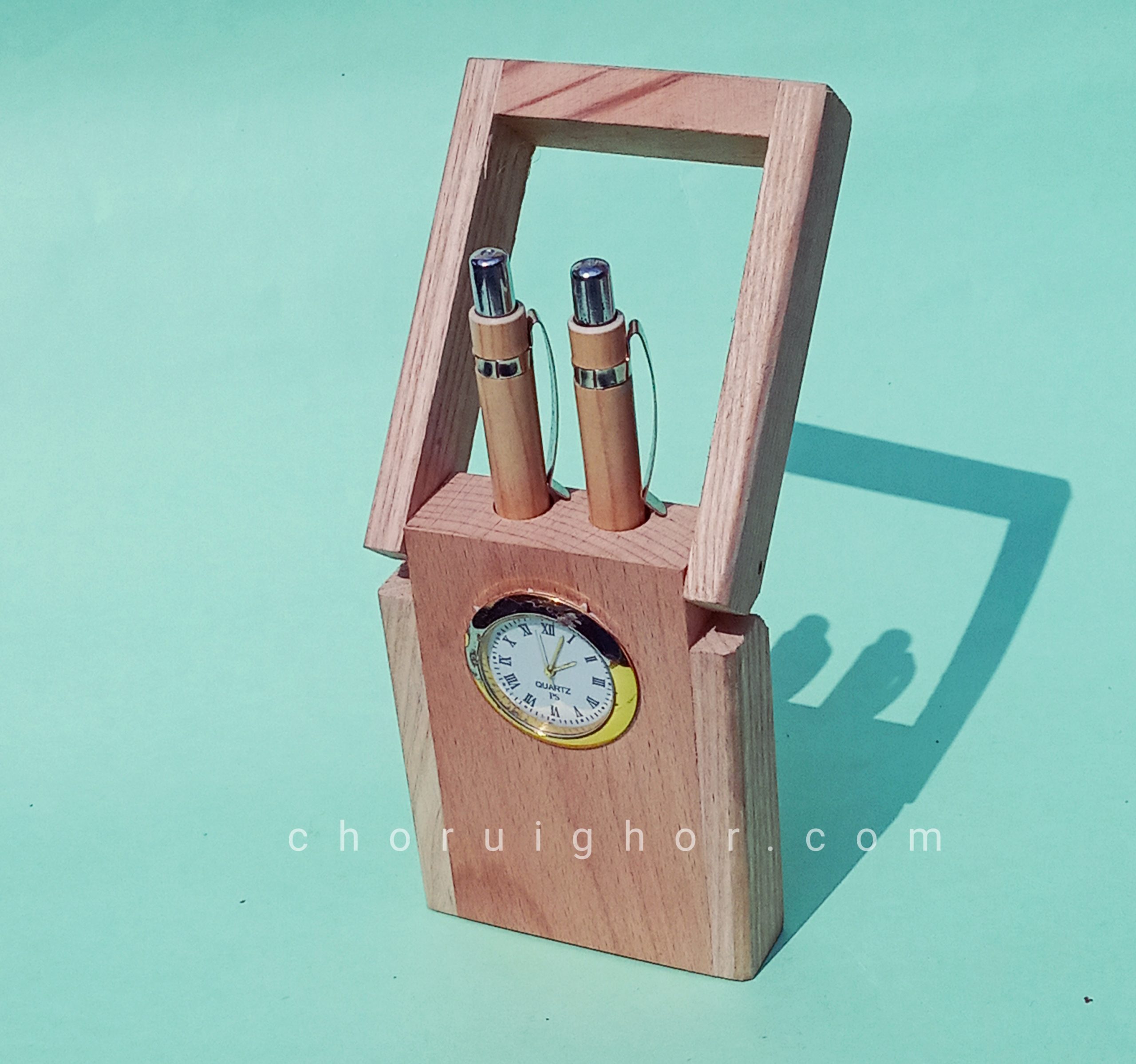 কাঠের পকেট/টেবিল কলমদানী(chw-020 )
