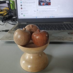 কাঠের আপেলসেট